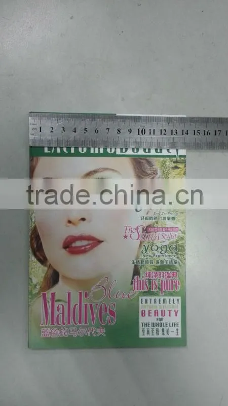 2014 High quality fashion Magzine printing