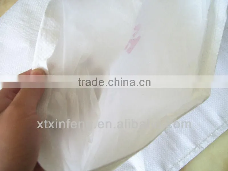 Colorful Side White Woven PP Sugar Bag,PP Woven Bag With PE Liner