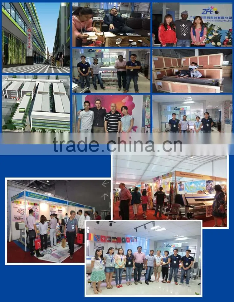 3.2m digital solvent printer printing all kind of material