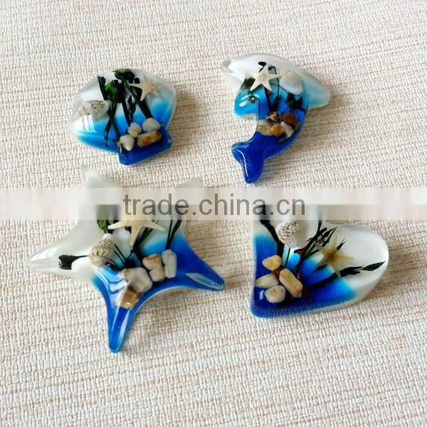 Custom Fridge Magnet Resin Magnet Fridge with Sealife As souvenir