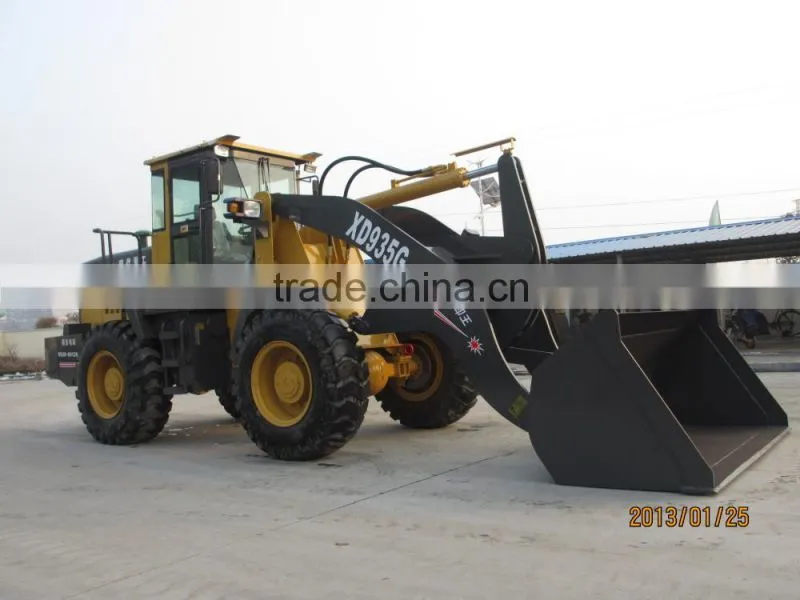 4.5m high dump wheel loader for sale XD935G farm machinery alibaba express china made