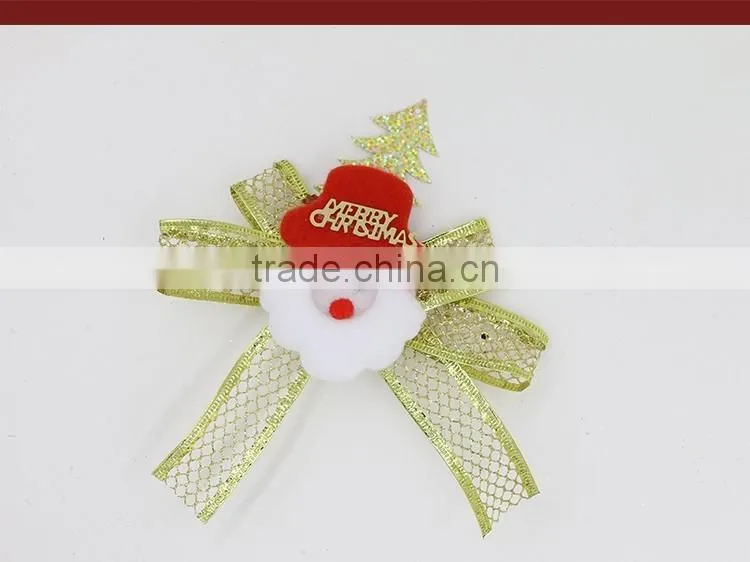 2016 2 pcs High Quality Felt Santa Claus Christmas Tree Decoration For New Year Ornament
