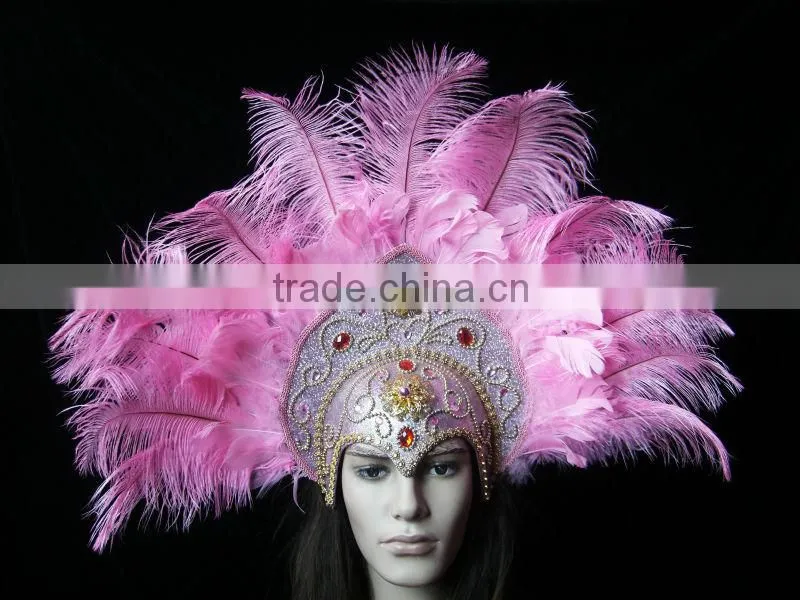 Wholesale Feather Headdress Indian Ostrich Feather Headdress