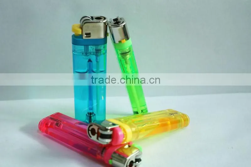 Good quality pass 65degree gas refillable cigarette lighter flint lighter with ISO 9994 certificate