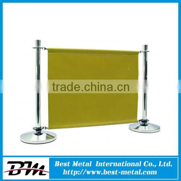 Ball Top Stainless Steel Breeze Barrier Stand