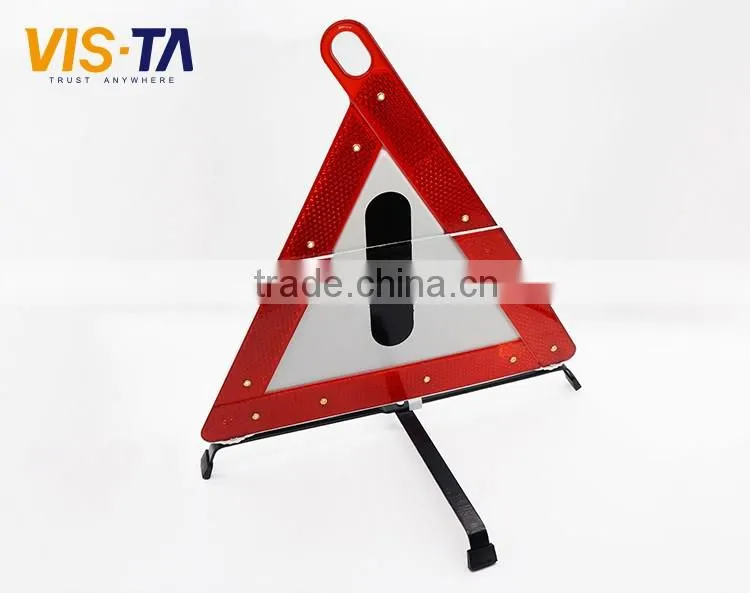 Iron Material Good Quality Traffic Tools Car Emergency Triangle Warning Sign