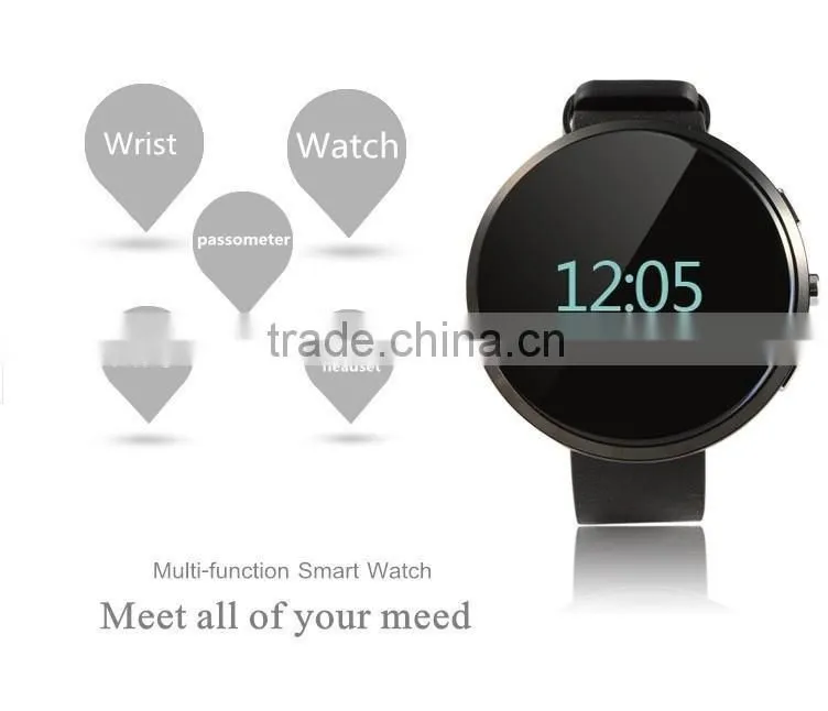 2015 Hot Original Bluetooth Smart Watch Rwatch smartwatch WristWatch D 360 Watch for android