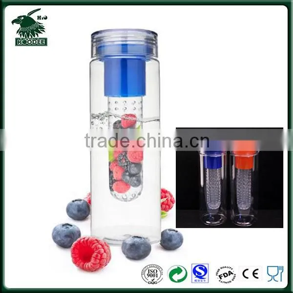 plastic tritan Citrus Water Bottle Lemon Water bottle fruit infuser water bottle