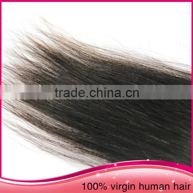 2015 hot selling unprocessed 100% human virgin remy straight hair extensions