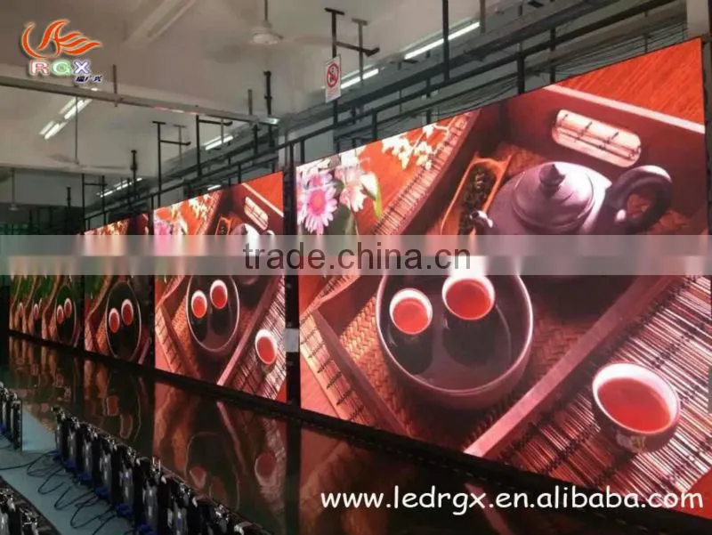 RGX high quality p5 indoor rental led display easy assemble die cast led rental cabinet