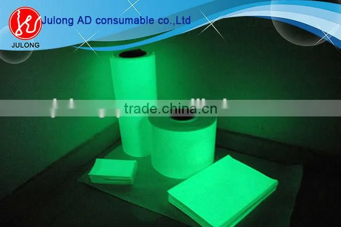 High quality photoluminescent vinyl film for safety warning