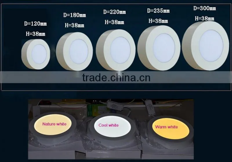 home decoration epistar chip 18W surface mounted led ceiling light