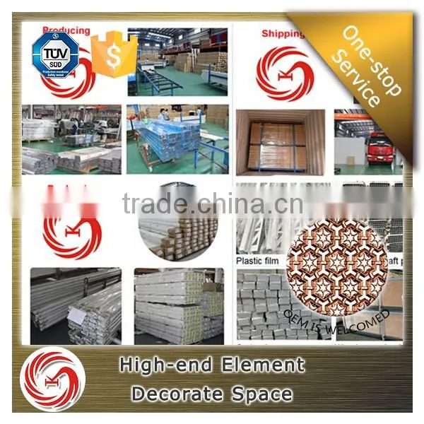 elegant looking aluminium wood grain floor trim floor transition cover strip