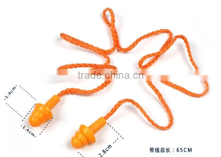 PU Foam Earplugs Wholesale With Cord or Without Cord With CE &EN352.2 Approved