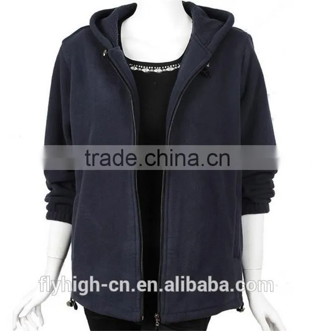 OEM Logo Fashion Winter Polar Fleece Women Jacket