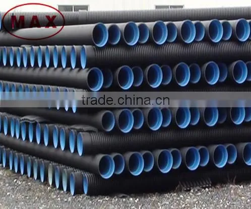 SN4 SN8 Double Wall Corrugated HDPE Pipe Scrap for Waste Water