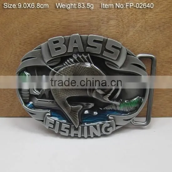 custom brand name buckle plate metal belt buckle