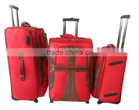 2013 hebei Best vintage cheap red business luggage