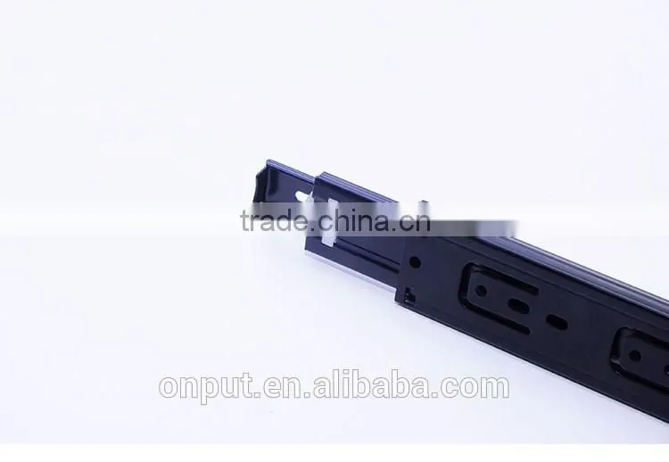 Buffer 3-fold Soft Closing ball bearing slide for wardrobe