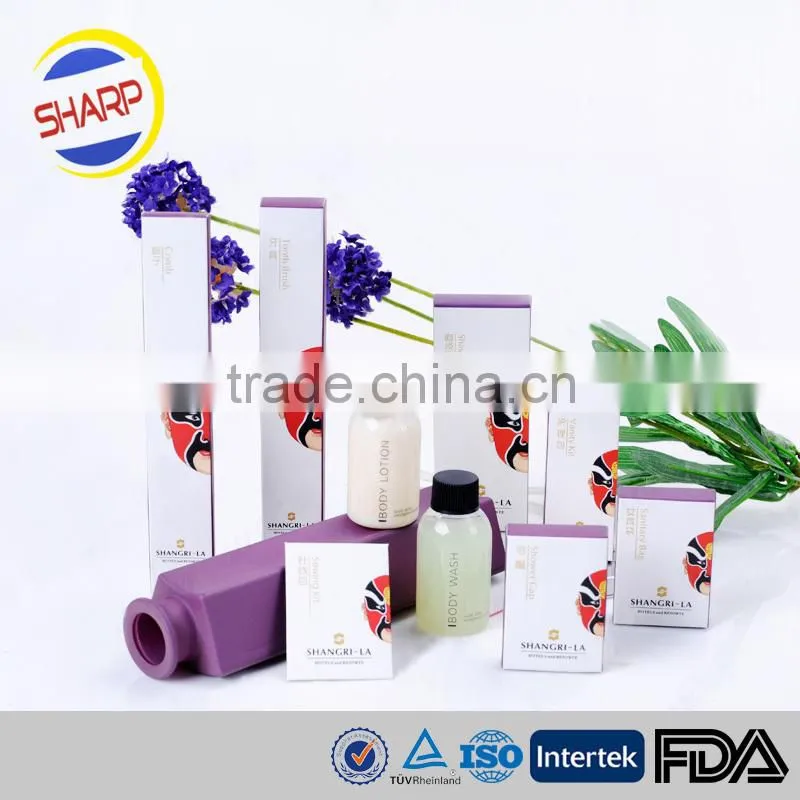 Professional hotel bathroom amenities / hotel guest amenities by several decades years