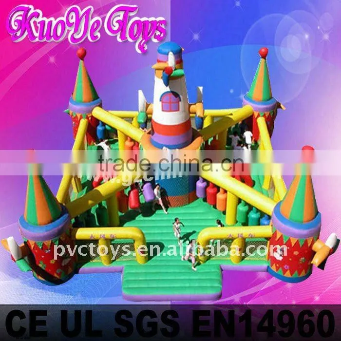 inflatable water park,inflatable bouncy amusement park for kids , inflatable funcity with pool
