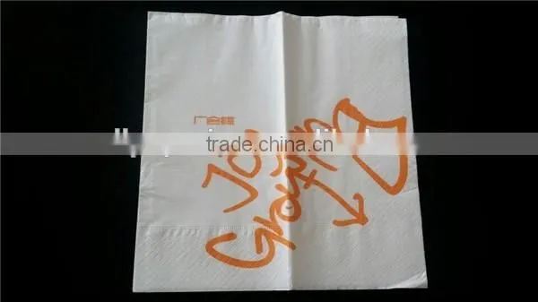 White dinner napkins 40x40cm 3ply 1/8fold