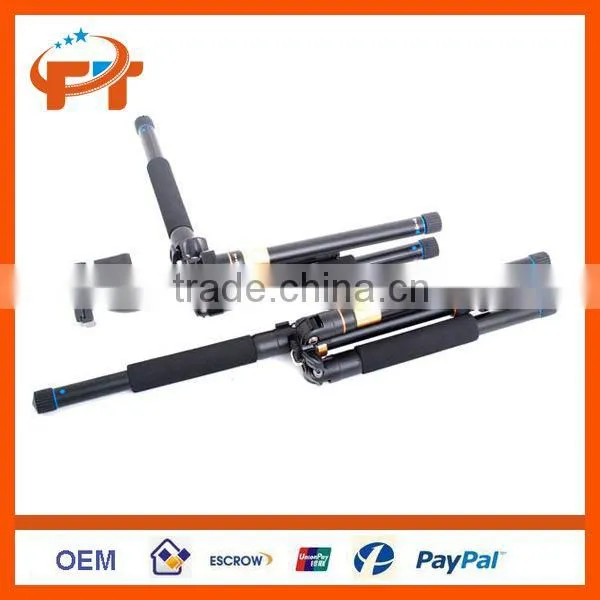 Portable Tripod Monopod Q-555+ Ball Head+ Travel Bag For Nikon Canon Sony DSLR