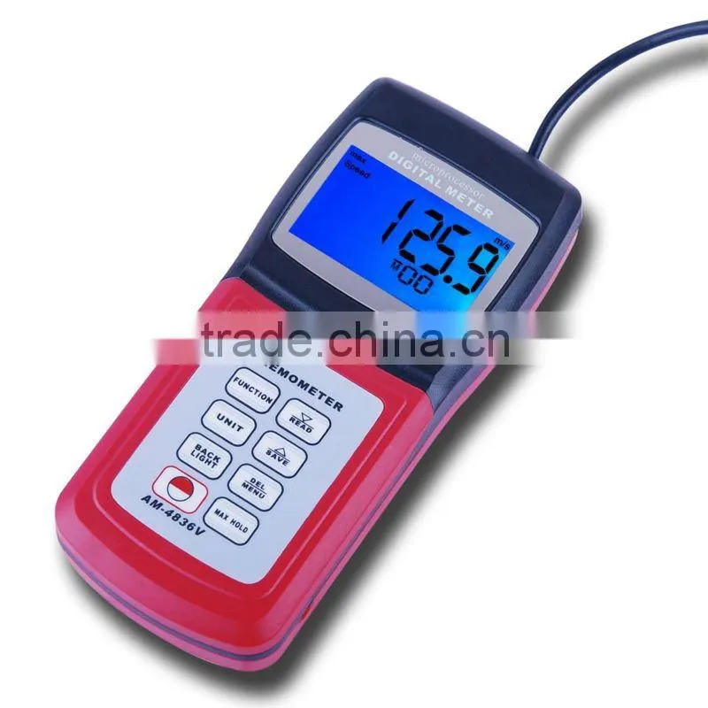 Digital Air Flow C F Velocity Beaufort Scale Wind Speed Meter Anemometer