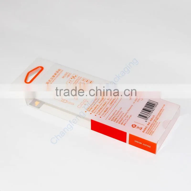 Factory Direct Hifi Headphone Plastic Clear Box