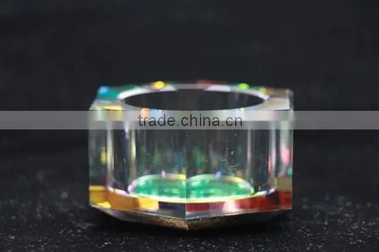 Transparent Crystal Glass Bowls with Lid Kitchen Decoration