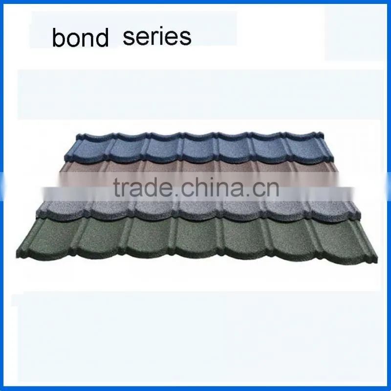 Trade Assurance stone coated steel roof tiles,stone coated metal roof tile