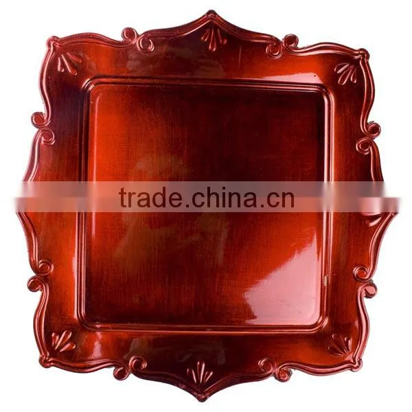 Plastic Wedding Decorative Plates