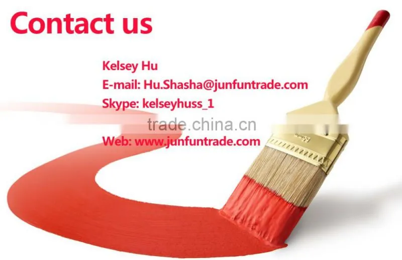synthetic fiber brush wooden handle paint brush round painting brush