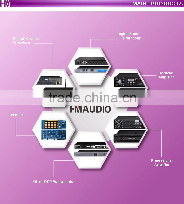 Audio Matrix With 16*8 audio matrix adjustment and distribution M1608