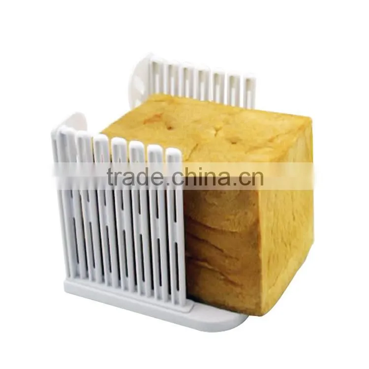 Plastic Baking Bread Toast Slicer Slicing Cutter Cutting Cuts Guide Tool