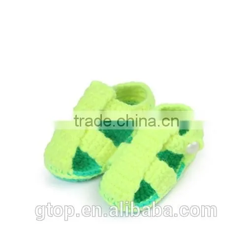 Wholesale Baby Handmade Crochet Shoes Supplier for 1-10 months old S-0038