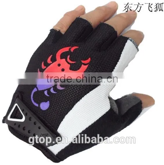 Fashion Wholesale Outdoor Cycling Bicycle Motorbike Half Finger Gloves Sports Gloves Breathable G-21