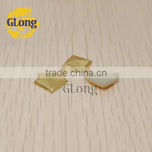 Hot Fix Pyramid Silver Aluminum DIY accessories for clothing bag shoe/wholesale/Free Shipping #GT101-10Z(Mix-s)