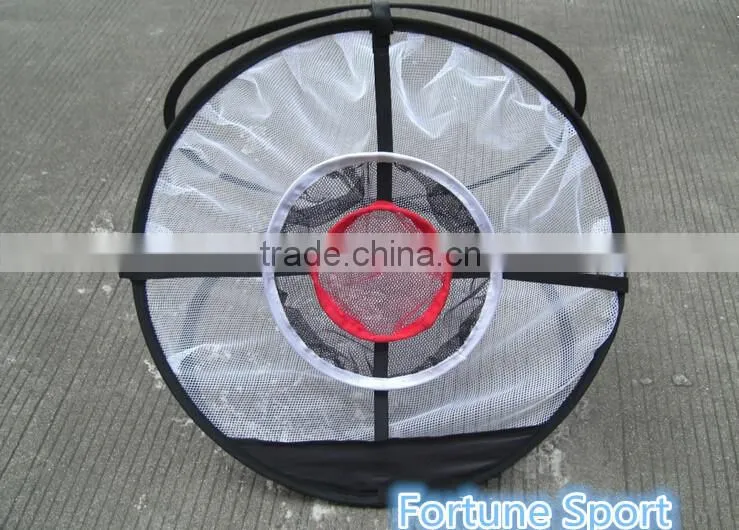 Pop up single-side golf practice 24"chipping net with factory price