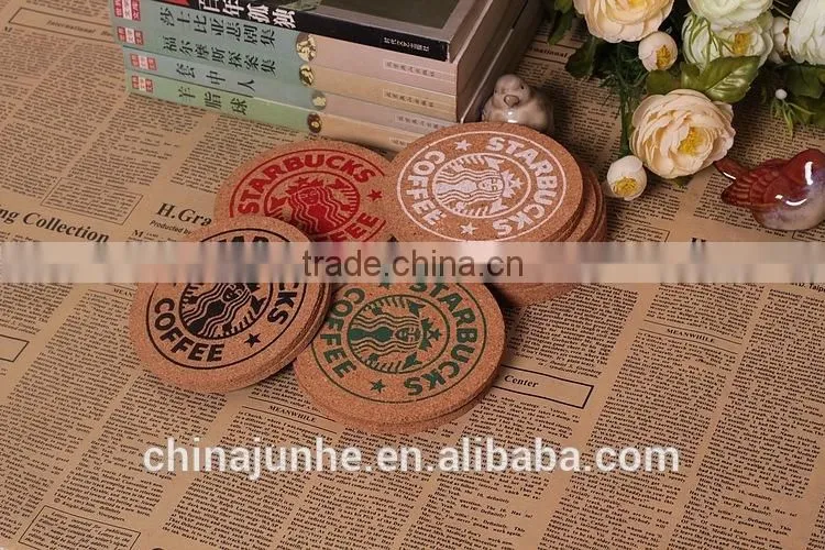 New design cork wood coaster for drink use