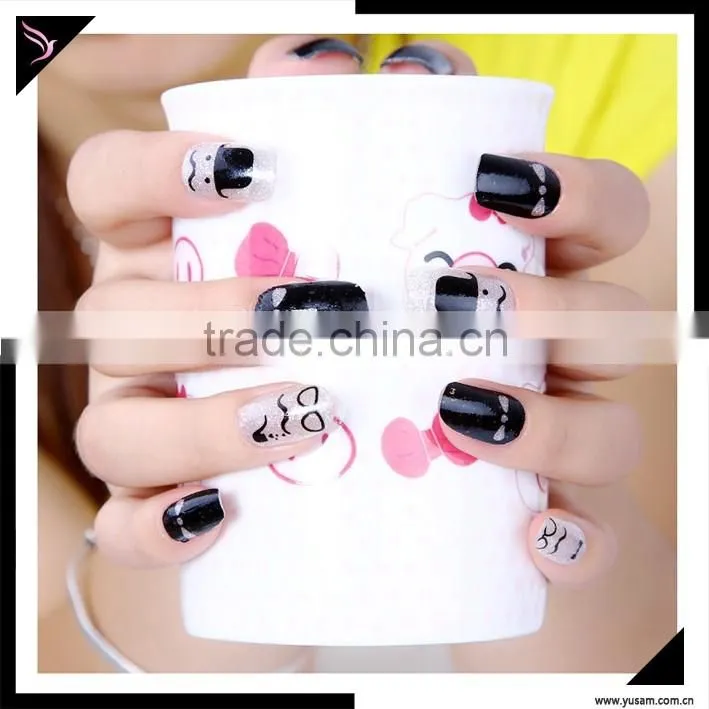 Girls Party Dresses 3D nail art beauty sticker nail sticker