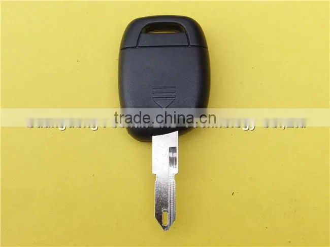 Renault 1 button remote and flip key shell case without battery place no logo
