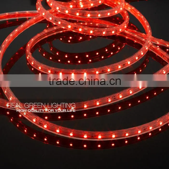 Waterproof Red Flexible 220V 3528 SMD LED Strip Lights For Outdoor Use