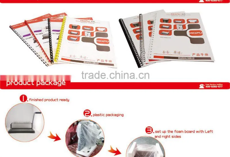 Auto comb&wire binding machine