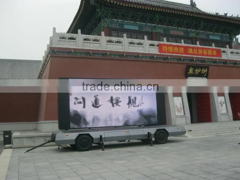 YEESO Outdoor LED Display Mobile Advertising Trailer YES-T12