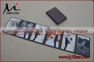 Mini Leather Peel and Stick Photo Album Holder Folio