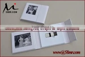 Wedding Leather USB Stick Packaging Album Folio