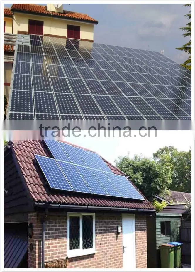 Aluminum Pv Solar Panel Roof Mounting Brackets Frame