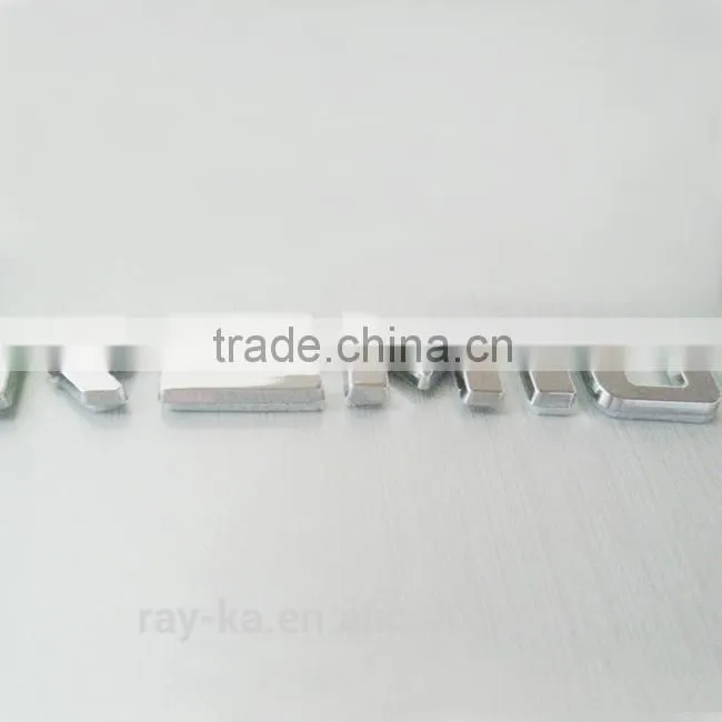 plastic embossed logo