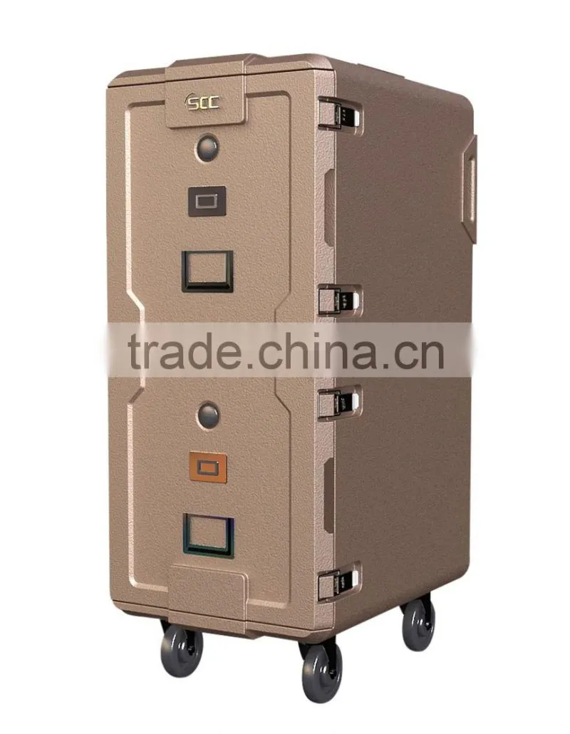 165L Restaurant Plastic PE food cabinet with double layer for Hot and Cold